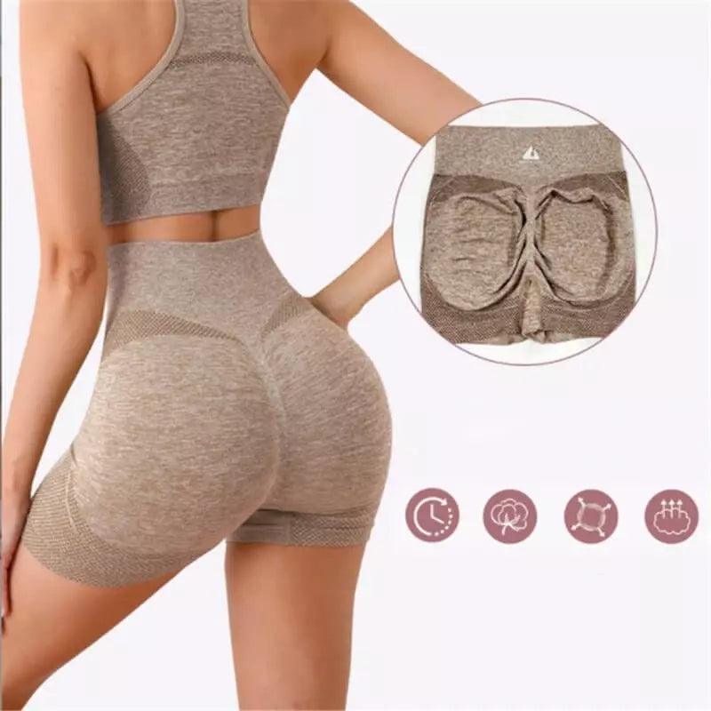 Conjunto de ioga sem costura para mulheres - FlashMart