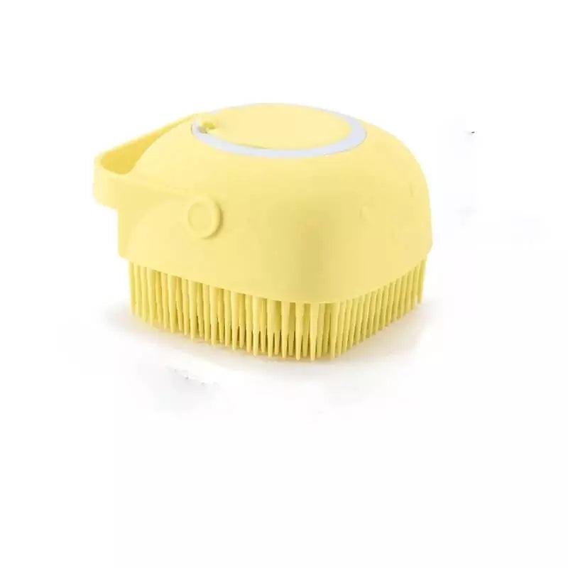 Escova de Banho Macio de Silicone para cachorro - FlashMart