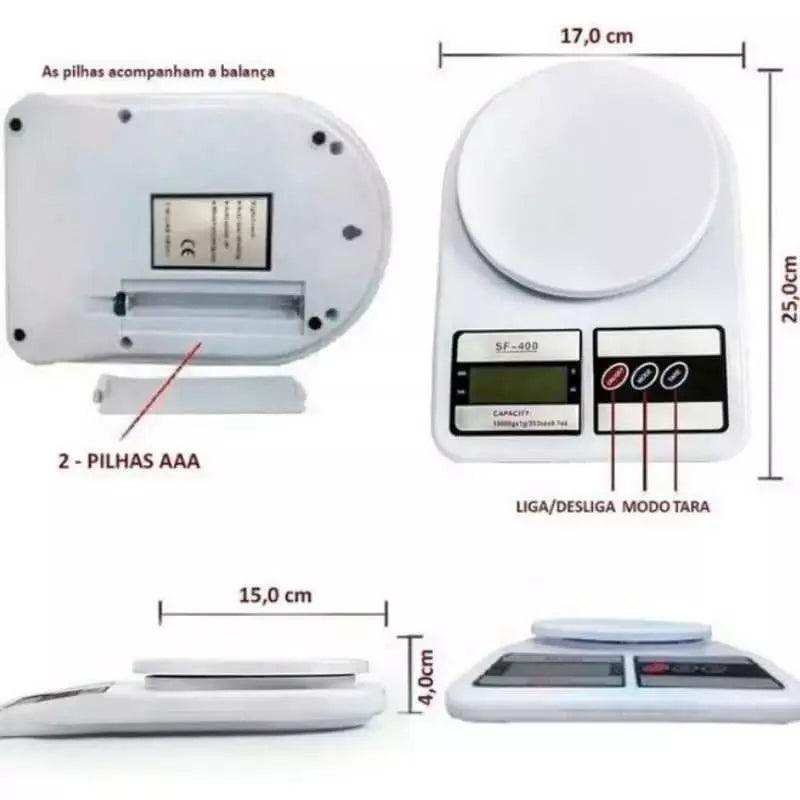 Balança digital de cozinha 1g para 10kg - FlashMart