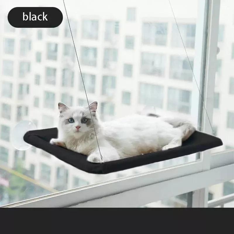 Cama de rede com assento de prateleira para gatos - FlashMart